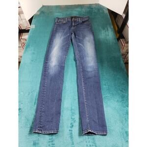 J Brand Jeans Size 25 Womens Blue Pants Stretch Denim Mid Rise Rail Skinny